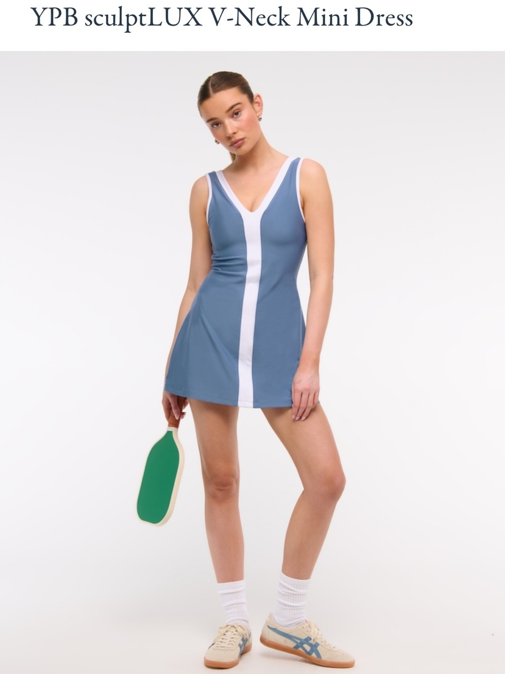YPB sculptLUX V-Neck Mini Dress